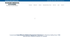 Desktop Screenshot of marinemedical.com